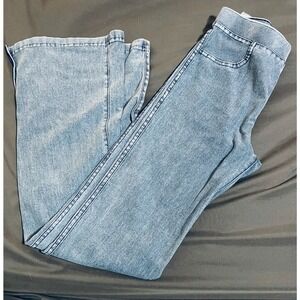 H&M Girls Kids Jeggings Flare Medium/Light Wash Size 18